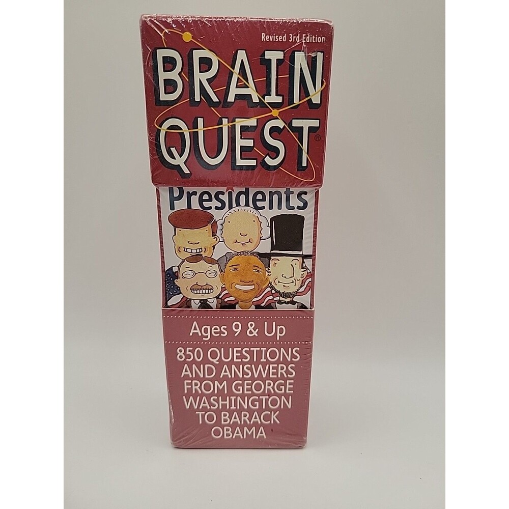 [NEW] Brain Quest : Presidents, Revised 3rd Edition (2013) Ages 9 and up